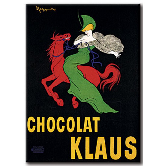 Chocolat Klaus, Leonetto Cappiello,כרזות אוכל ושתיה