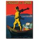 Chocolat du Leman, Leonetto Cappiello,כרזות אוכל ושתיה