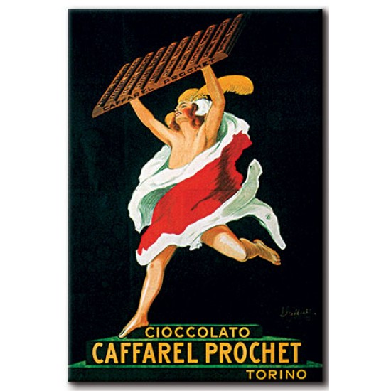 Cioccolato Caffarel Prochet, Leonetto Cappiello,כרזות אוכל ושתיה