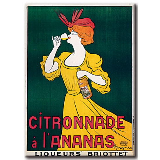 Citronnade a Lananas, Leonetto Cappiello,כרזות אלכוהול