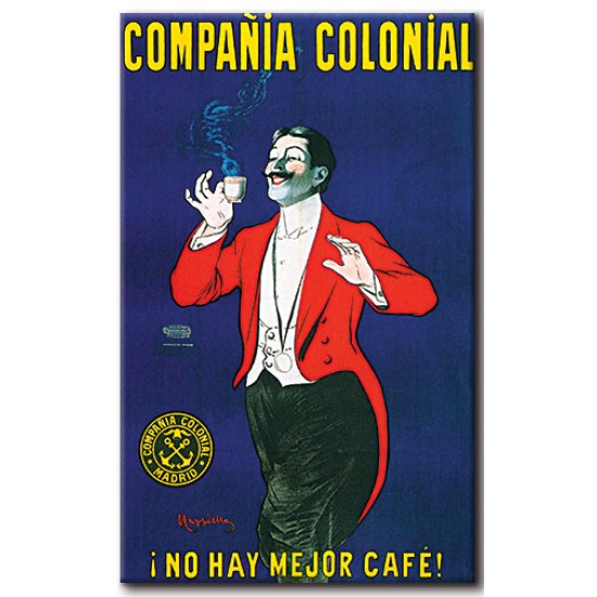 Compania Colonial, Leonetto Cappiello,כרזות אוכל ושתיה