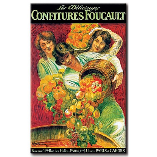 Confitures Foucault, Leonetto Cappiello,כרזות אוכל ושתיה