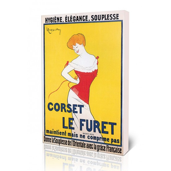 Corset le Furet, Leonetto Cappiello,כרזות ביגוד ואופנה