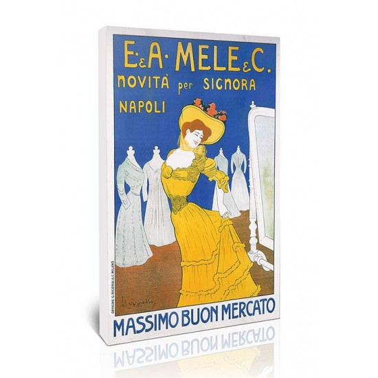 E&A Melle, Leonetto Cappiello,כרזות ביגוד ואופנה