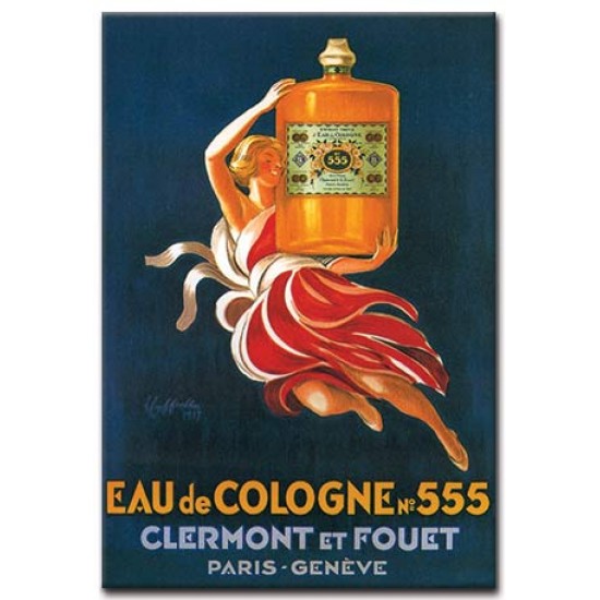 Eau de Cologne 555, Leonetto Cappiello,כרזות קוסמטיקה