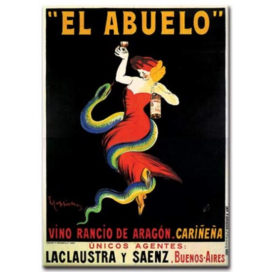 El Abuelo, Leonetto Cappiello,כרזות אלכוהול