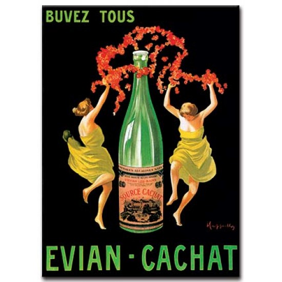 Evian Cachat, Leonetto Cappiello,כרזות אוכל ושתיה