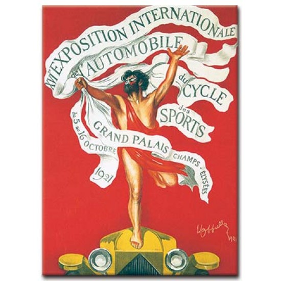 Expiosition Internationale de Automobile, Leonetto Cappiello,כרזות כלי רכב