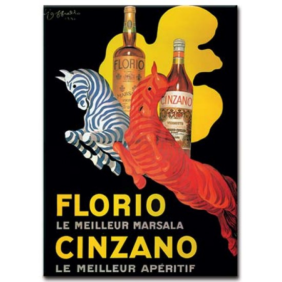 Florio Cinzano, Leonetto Cappiello,כרזות אלכוהול