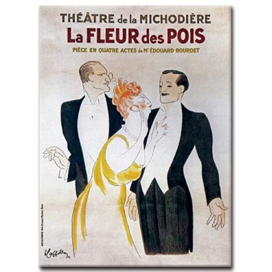 La Fleur des Pois, Leonetto Cappiello,כרזות תיאטרון ותערוכות