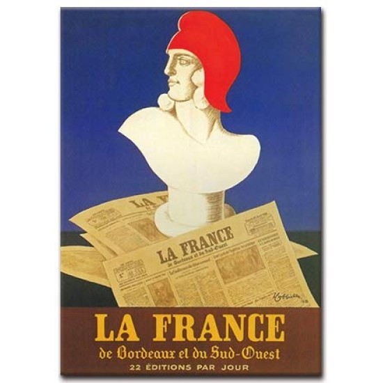 La France, Leonetto Cappiello,כרזות רדיו ועיתונות