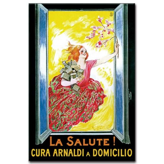 La Salute, Leonetto Cappiello,כרזות קוסמטיקה