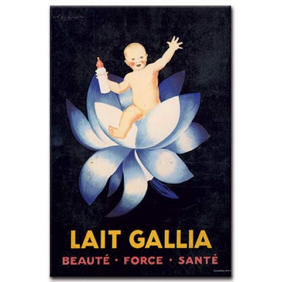 Lait Gallia, Leonetto Cappiello,כרזות אוכל ושתיה