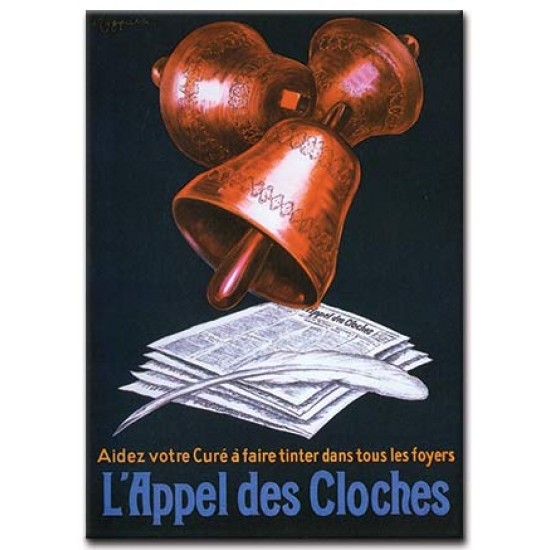 Lappel des Cloches, Leonetto Cappiello,כרזות רדיו ועיתונות