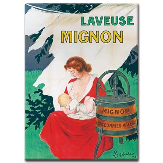 Laveuse Mignon, Leonetto Cappiello,כרזות אוכל ושתיה