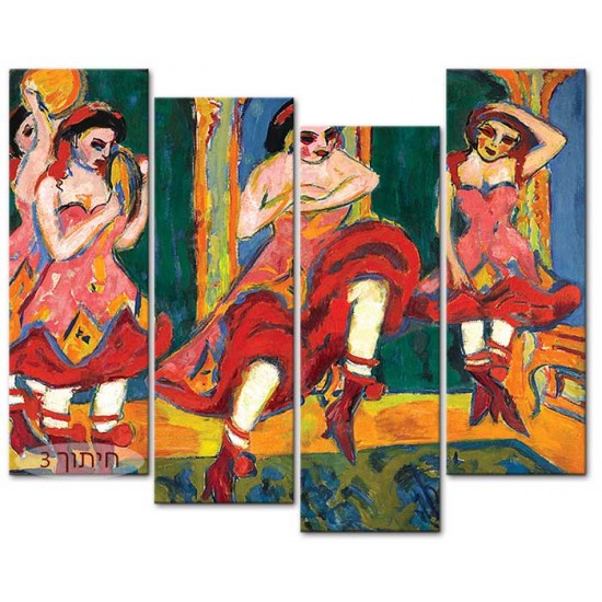 רקדניות צרדש - Ernst Ludwig Kirchner