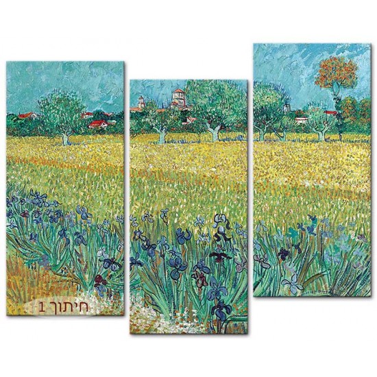 שדה אירוסים ליד ארלס - Vincent van Gogh