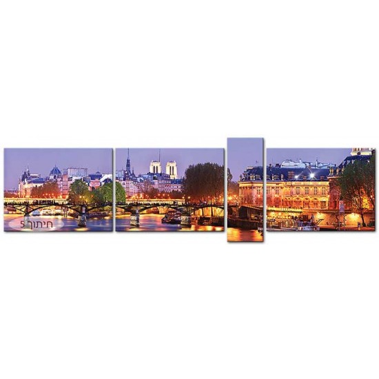 גשר האמנויות, פריז,  תמונות קנבס בחלקים