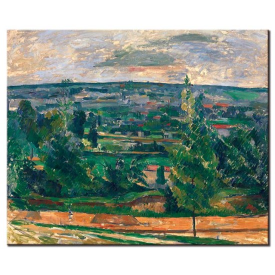 נוף מגאס דה בופאן - Paul Cézanne