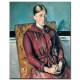 גברת סזאן בכיסא צהוב - Paul Cézanne