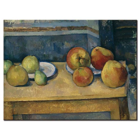 טבע דומם, תפוחים ואגסים - Paul Cézanne