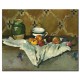 טבע דומם עם צנצנת,ספל ותפוחים - Paul Cézanne