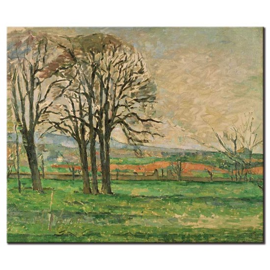 עצים בגאס דה בופאן - Paul Cézanne