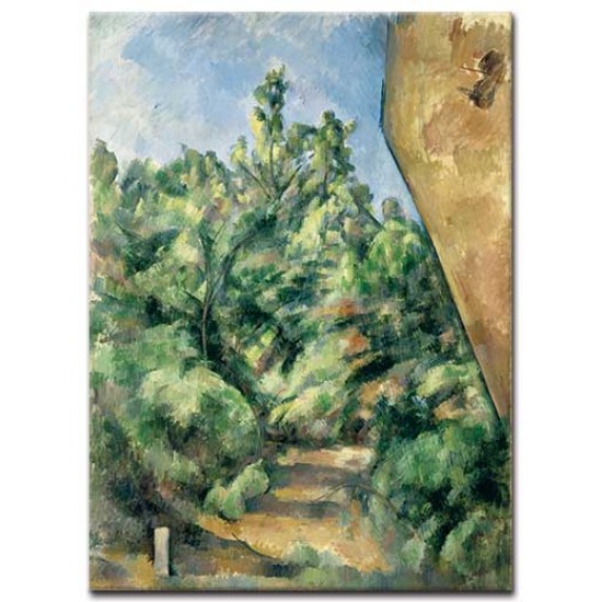 הסלע האדום - Paul Cézanne
