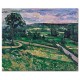 העץ ליד העיקול בדרך - Paul Cézanne