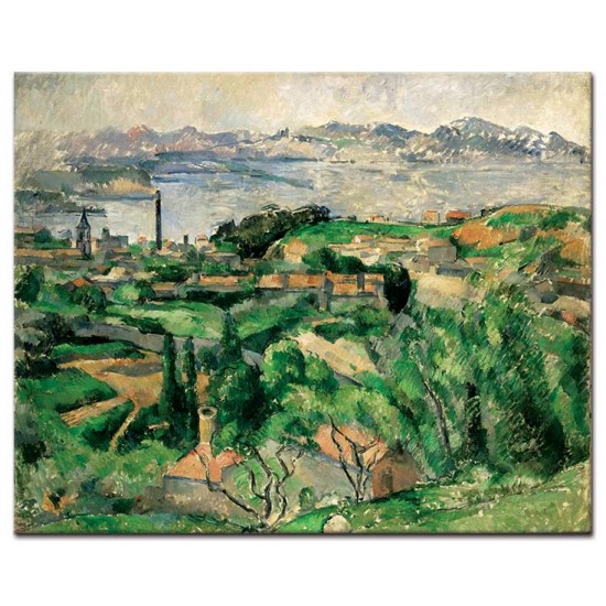 הנוף של מפרץ מרסיי - Paul Cézanne