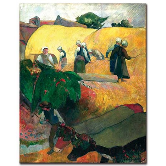 קציר בברטאן - Paul Gauguin