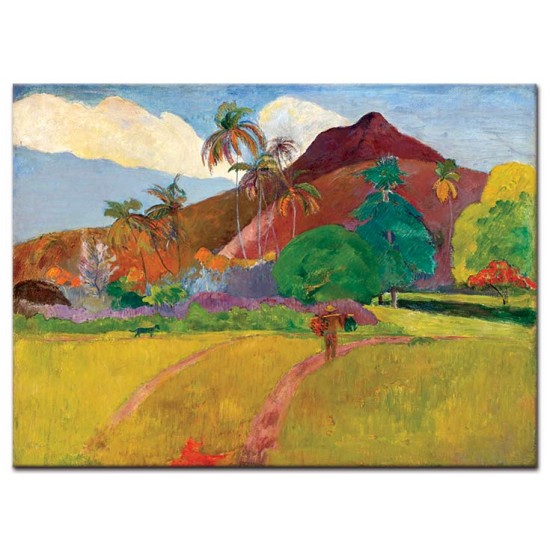 הנוף של טהיטי - Paul Gauguin