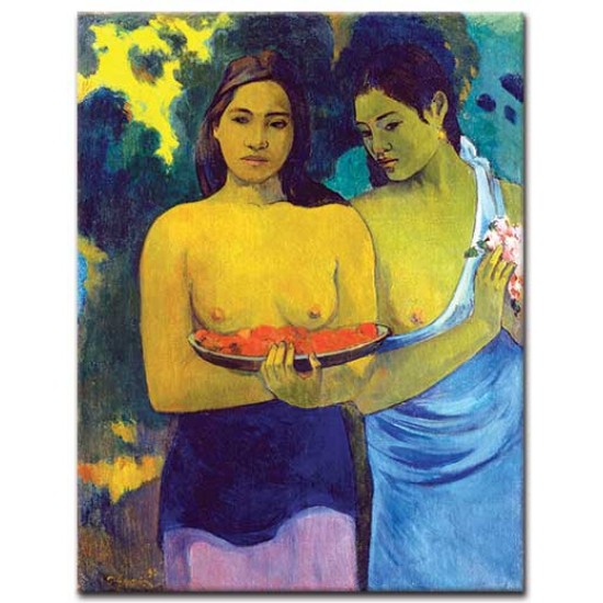 שתי נשים מטהיטי - Paul Gauguin