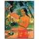 אישה מחזיקה פרי - Paul Gauguin