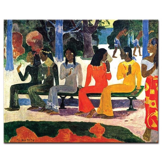 יום השוק - Paul Gauguin