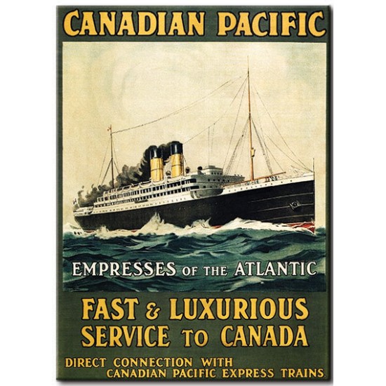 Fast & Luxurious Service to Canada,  כרזות תיירות