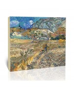 שדה חיטה מוקף חומה ואיכר
