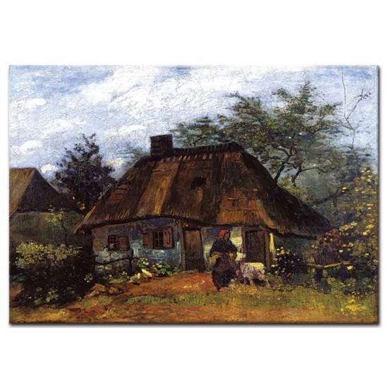 Farmhouse in Nuenen - Vincent van Gogh