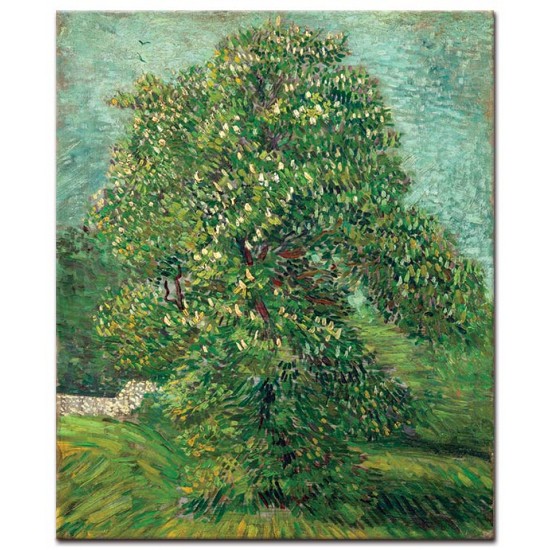 עץ ערמונים פורח - Vincent van Gogh
