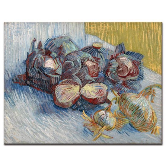 כרובים אדומים ובצל - Vincent van Gogh