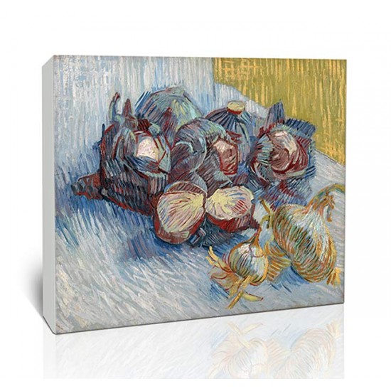 כרובים אדומים ובצל - Vincent van Gogh