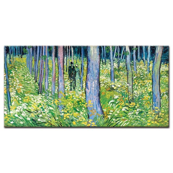 יער ושתי דמויות - Vincent van Gogh