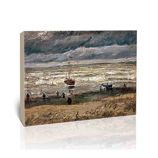 חוף הים בשבינייר - Vincent van Gogh