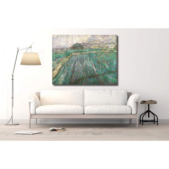 שדה חיטה בגשם - Vincent van Gogh