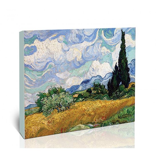 שדה חיטה עם ברושים - Vincent van Gogh