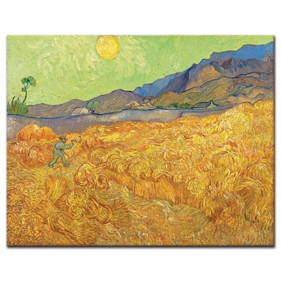 שדה חיטה, איכר קוצר - Vincent van Gogh