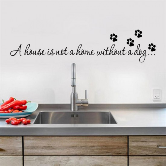 A House is not Home Without a Dog, מדבקת קיר